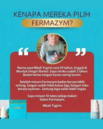 Testimoni Pembeli Fermazym Herbal Tetes
