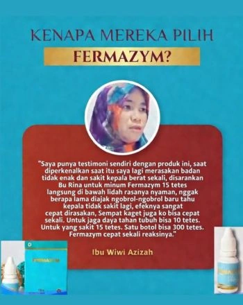 Testimoni Pembeli Fermazym Herbal Tetes